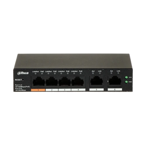 4 portowy switch PoE Dahua CS4006-4ET2ET-60 
