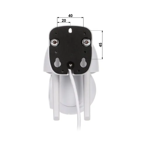 Kamera IP obrotowa zewnętrzna APTI-W41S2-TUYA-V2 Tuya Smart Wi-Fi, - 4Mpx 3.6mm