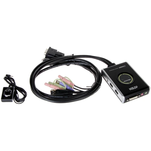Prepínač DVI + USB CS-682