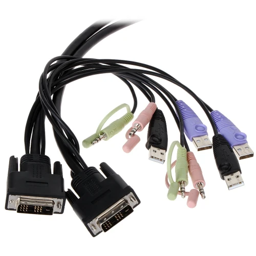 Prepínač DVI + USB CS-682