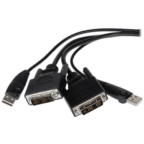 Prepínač DVI + USB CS-22D