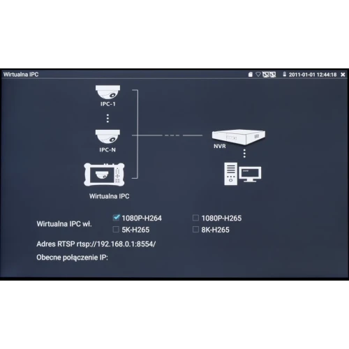 Optický reflektometer s CCTV testerom CS-R4-50H