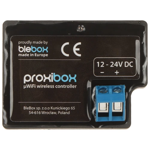 Inteligentný priblížený spúšťač akcií PROXIBOX/BLEBOX Wi-Fi, 12... 24V DC