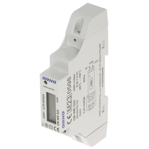 Elektrický energetický meter OR-WE-521 Jednofázový ORNO