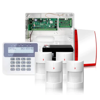 Bezdrôtový alarm Satel Perfecta 16-WRL 4x Senzor, LCD, Aplikácia, GSM notifikácia