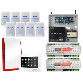 Alarmový systém Ropam NeoGSM-IP-64, Biely, 8x Senzor Ovládanie roliet, osvetlenia, GSM notifikácia, Wifi