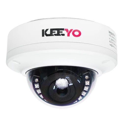 Atrapa kamery EURA AK-02B3 kupolová vnútorná biela