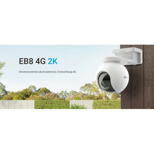 Otočná kamera s vlastným napájaním EZVIZ EB8 4G/LTE