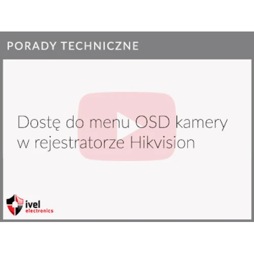 Ako povoliť prístup do OSD ponuky kamery Hikvision, druhá verzia ponuky