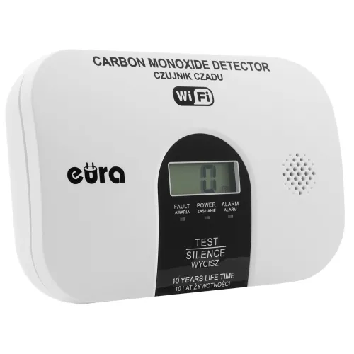 Czujnik czadu EURA CD-53A2v2300-TY/B Wi-Fi - certyfikat CNBOP-PiB