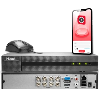 DVR-8CH-4MP Hybridný digitálny rekordér pre monitorovanie HiLook od Hikvision