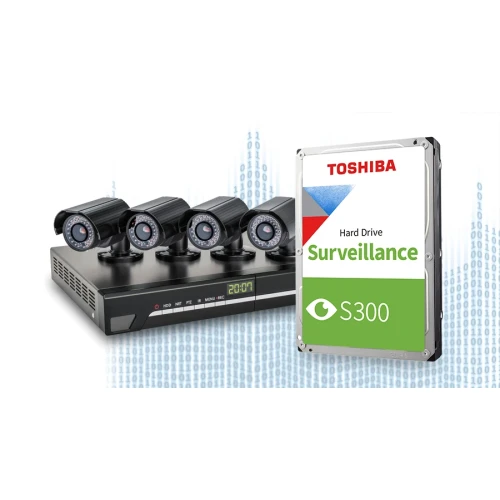 Pevný disk pre monitorovanie Toshiba S300 Surveillance 6TB