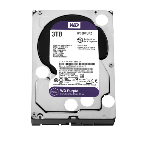 Pevný disk pre monitorovanie WD Purple 3TB