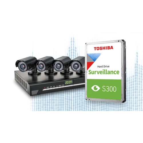 Pevný disk pre monitorovanie Toshiba S300 Surveillance 2TB