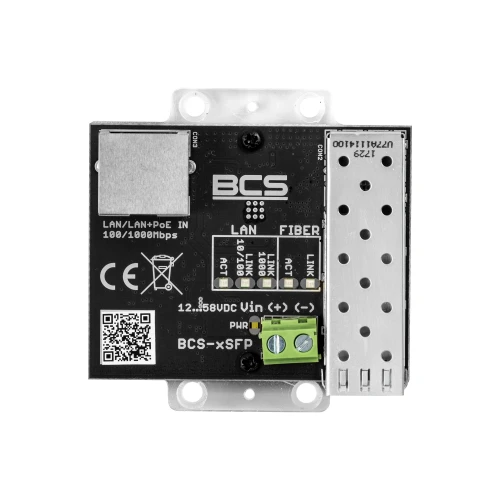 Gigabitový mediálny konvertor Ethernet BCS-xSFP