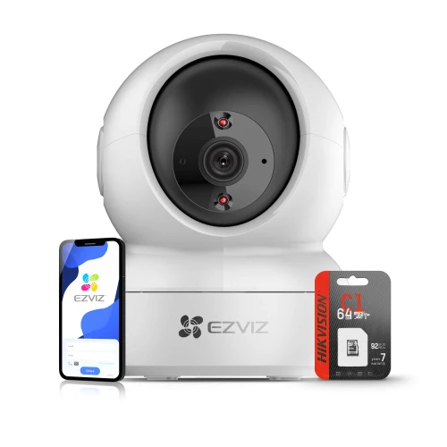 Otočná kamera - elektronická opatrovateľka Wifi s detekciou pohybu Ezviz C6N 64GB
