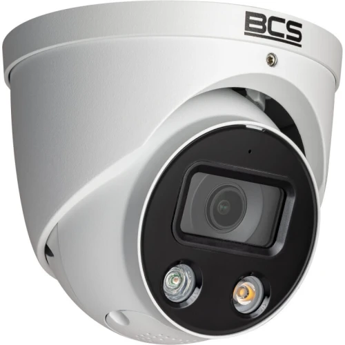 IP kamera BCS-L-EIP55FCR3L3-AI1(2) kupolová 5Mpx so svetelnými a zvukovými alarmami