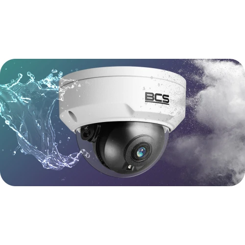 IP kamera BCS-P-DIP25FSR3-Ai1 5Mpx IR 30m, STARLIGHT, odolnosť voči vandalizmu, alarmové vstupy