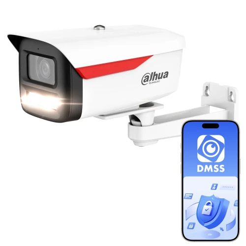 IP tubová kamera Dahua IPC-HFW2849M-S-LED-0360B-B-PRO, WizColor