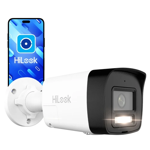 IP kamera HiLook by Hikvision IPCAM-B8-30DL/A 4K Smart Hybrid-Light 30m, aktívne odstrašovanie