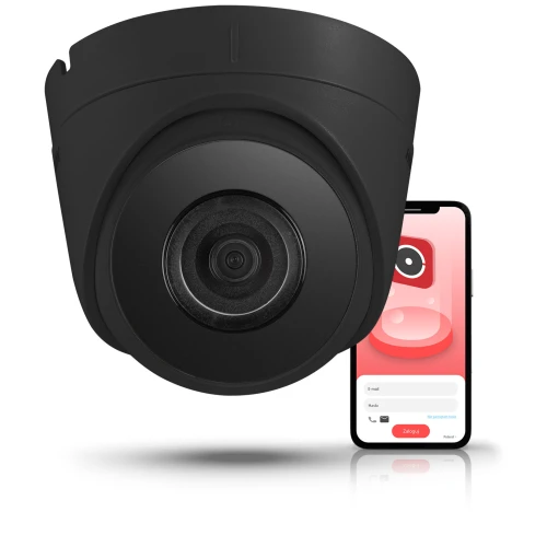 IP kamera do monitoringu obchodu, zázemia, skladu Hikvision IPCAM-T4 Black