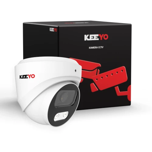 Kopulová IP kamera KEEYO LV-V-IP5M25DF-DL 5Mpx, hybridné osvetlenie IR/LED