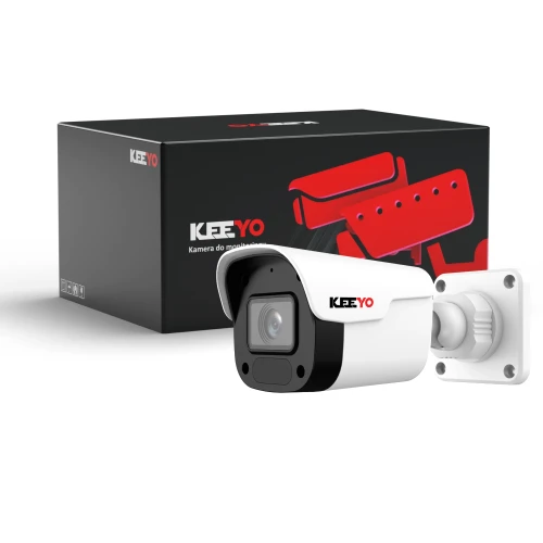 IP tubová kamera 4Mpx IR 25m KEEYO LV-V-IP4M25TF-B Audio AI