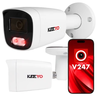 IP trubková kamera 5Mpx IR25m KEEYO LV-V-IP5M25TF-B