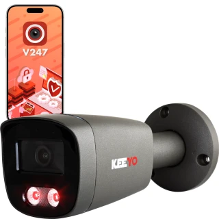 IP tubová kamera 5Mpx IR 25m KEEYO LV-V-IP5M25TF-G-II AI Audio