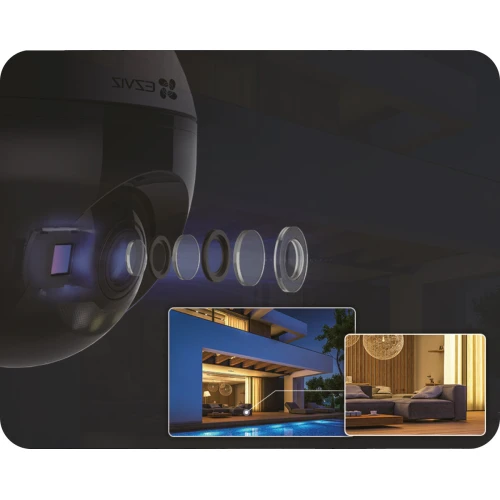 Bezdrôtová otočná kamera EZVIZ C8W 2K+ WiFi IP