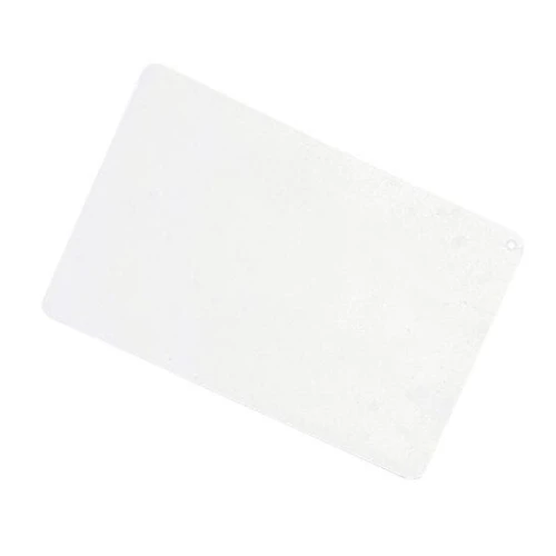 Zapisovateľná RFID karta EMC-11 13,56MHz s kapacitou 1kB, hrúbka 1,8mm s otvorom, biela laminovaná