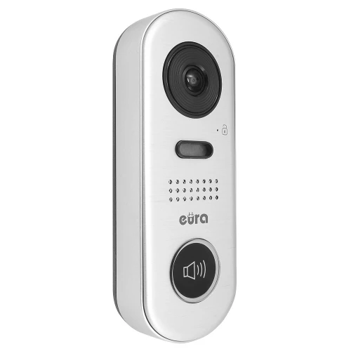 Modulárna vonkajšia kazeta EURA PRO IP VIP-50A5 pre jedného nájomníka, povrchová montáž, kamera 105 st.