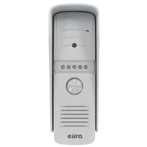 Modulárna vonkajšia kazeta WIDEODOMOFONU EURA VDA-79A3 EURA CONNECT pre jednu rodinu, sivá