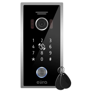 Vonkajšia kazeta videotelefonu EURA VDA-51C5/P - kamera 1080p., čítačka RFID
