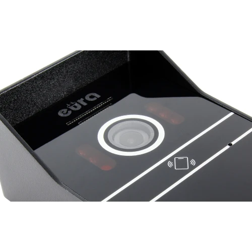 Vonkajšia kazeta videovrátnika EURA VDA-63C5 - trojrodinná, čierna, kamera 1080p., čítačka RFID