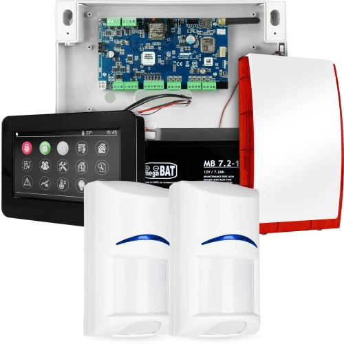 Kompletný alarmový systém NEOLTE-IP, 2x detektor BOSCH, TPR-4BS-P, GSM WiFi