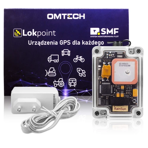 GPS lokalizátor OMTECH LC-130 M-XT, 3300 mAh, Lokpoint, Magnety, Nabíjačka, PrePaid karta