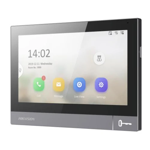 Monitor pre videovrátnik Hikvision DS-KH8381-WTE1, dotyková obrazovka, LCD IPS, WiFi, PoE, SD slot