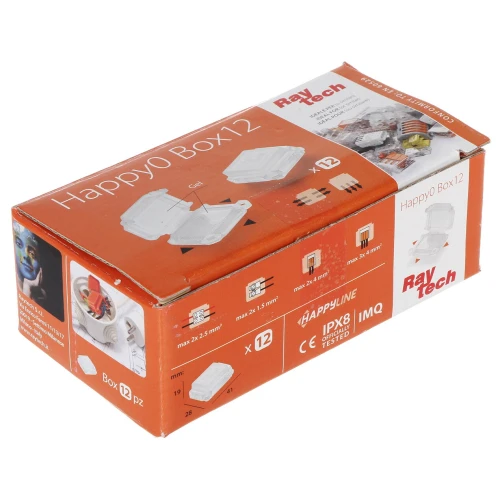 Spojovacia krabička GELBOX HAPPY-0-BOX12 IP68 RayTech