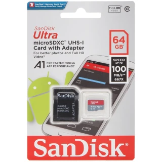 Pamäťová karta SD-MICRO-10/64-SAND UHS-I, SDXC 64GB Sandisk
