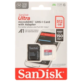 Pamäťová karta SD-MICRO-10/512-SANDISK microSD UHS-I, SDXC 512GB SANDISK