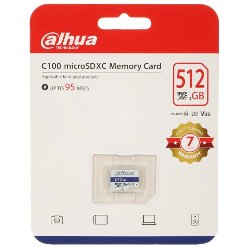 Pamäťová karta TF-C100/512GB microSD UHS-I, SDXC 512GB DAHUA