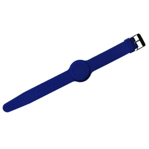 Silikonový náramok WB-01BE RFID 125KHZ, modrý, zapínací