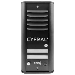 Analogový panel CYFRAL 2-bytový COSMO R2 čierny