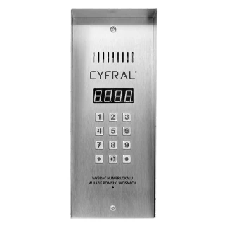 Digitálny panel CYFRAL PC-3000R úzky s čítačkou RFiD na povrchovú montáž