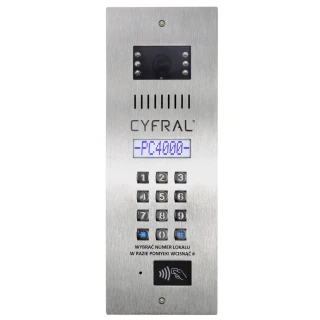 Digitálny panel Cyfral PC-4000RV