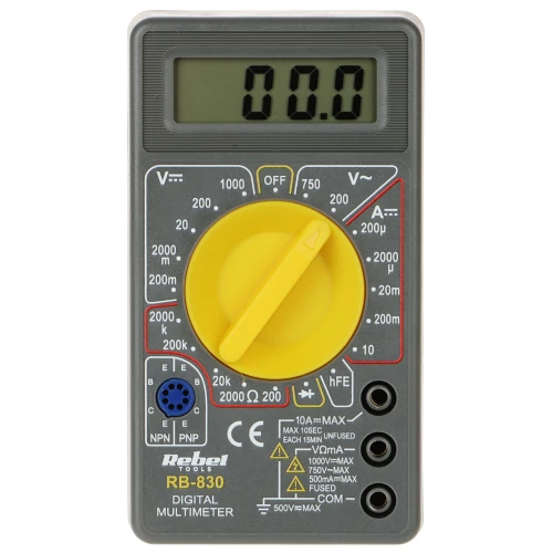 Univerzálny merací prístroj RB-830 REBEL Tools