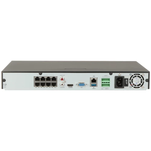 Registrátor IP NVR302-08E2-P8-IQ 8 kanálov, 8 PoE UNIVIEW