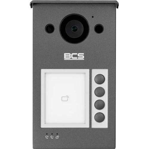 IP videotelefonický panel BCS-PANX401G-2 4-abonentný vonkajší panel