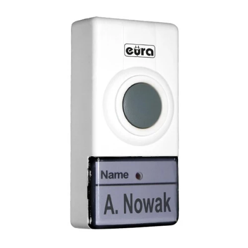 Vonkajší tlačidlo pre zvonce EURA BELL+ WDA-01A3 biely